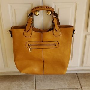 Tan purse